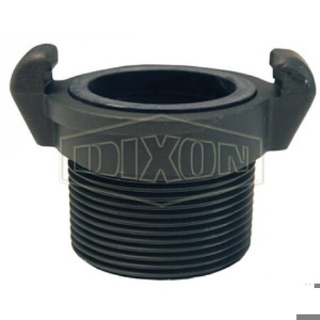 Dixon 1/4 Turn Forestry Adapter, 1 in, MNPSH, Aluminum, Domestic QTM100S-F